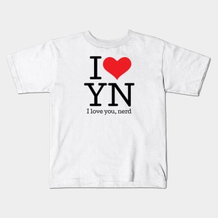 I love you, nerd (01) Kids T-Shirt